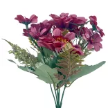 Vegyes csokor, bordó, 29 cm