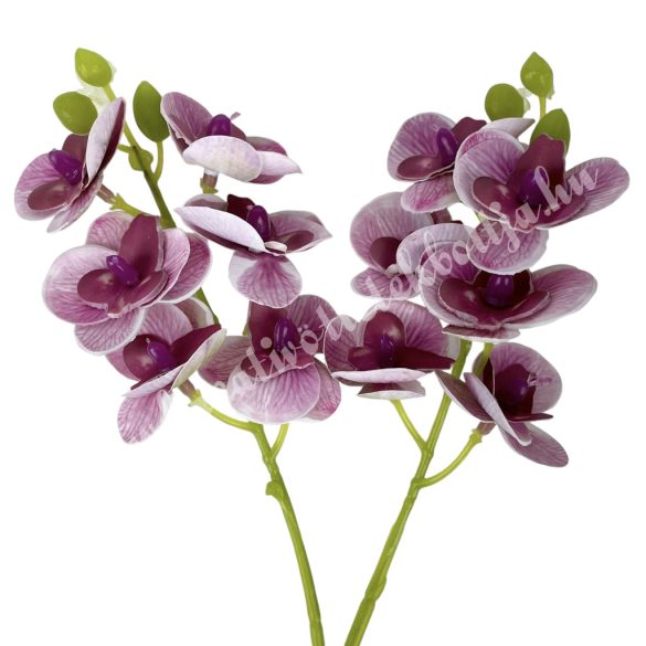 Orchidea ág, mályva, 31 cm