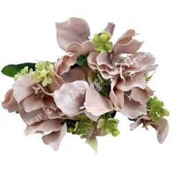 Vegyes csokor, púder, 31 cm