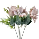 Vegyes csokor, púder, 31 cm