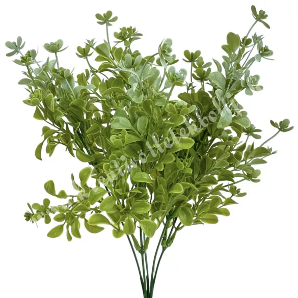 Zöld csokor virággal, 36 cm