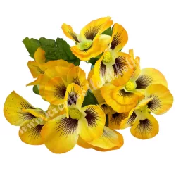 Árvácska csokor, sárga, 29 cm