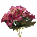 Virágcsokor rezgővel, pink, 32 cm