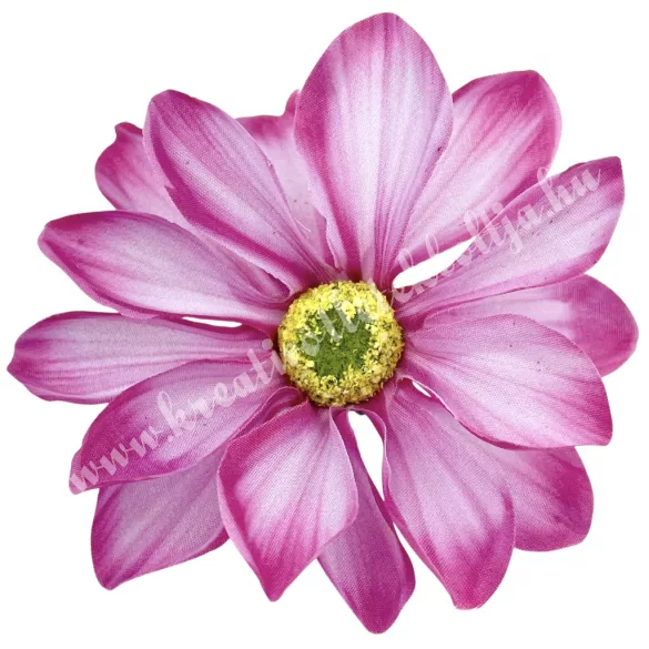 Dekor virágfej, pink, 9 cm
