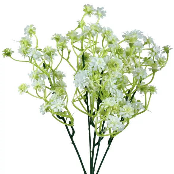 Rezgőcsokor, fehér, 30 cm