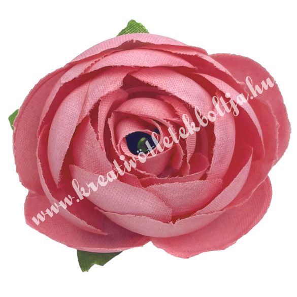 Dekor virágfej, világos rózsaszín, 3 cm