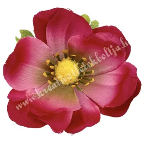 Szellőrózsa virágfej, pink, 6 cm