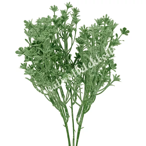 Kis virágú műzöld, világoszöld, 29 cm
