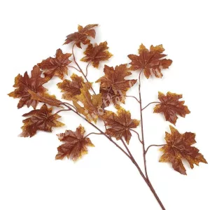 Őszi leveles ág, barna, 68 cm