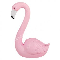 Polyresin flamingó, 5x7 cm