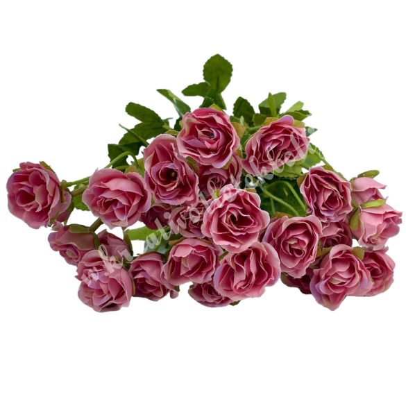 Rózsacsokor, rózsaszín, 36 cm