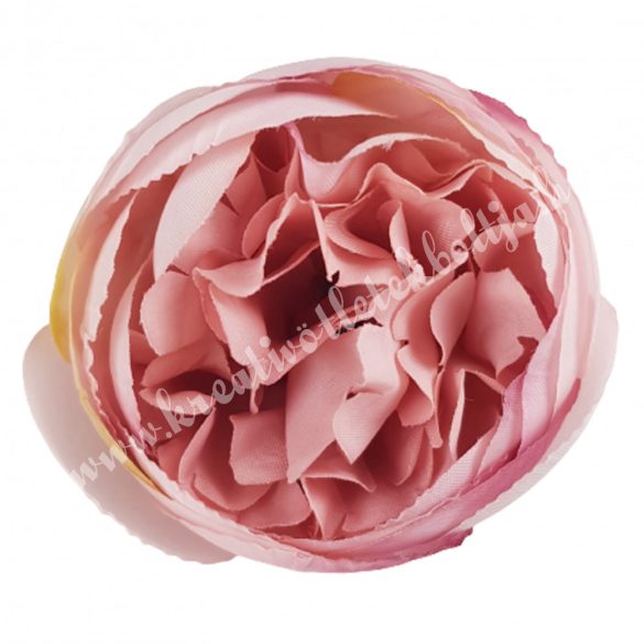 Dekor virágfej, antik rózsaszín, 5 cm 