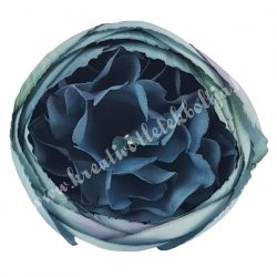 Dekor virágfej, kék, kb. 5 cm 