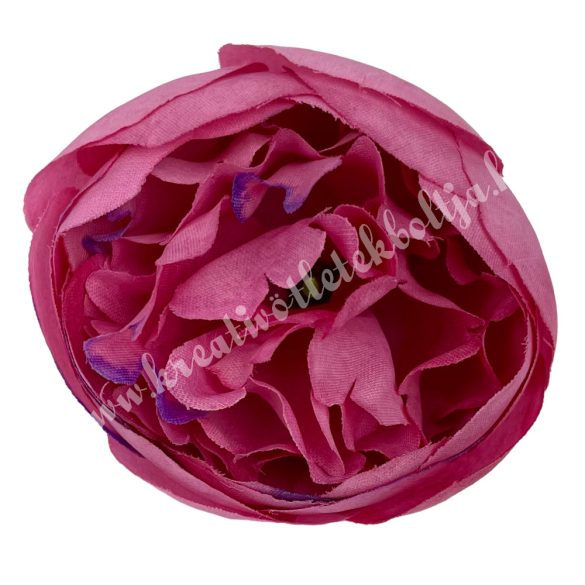 Dekor virágfej, pink, 5 cm 