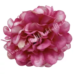 Dekor virágfej, cirmos pink, 4,5 cm
