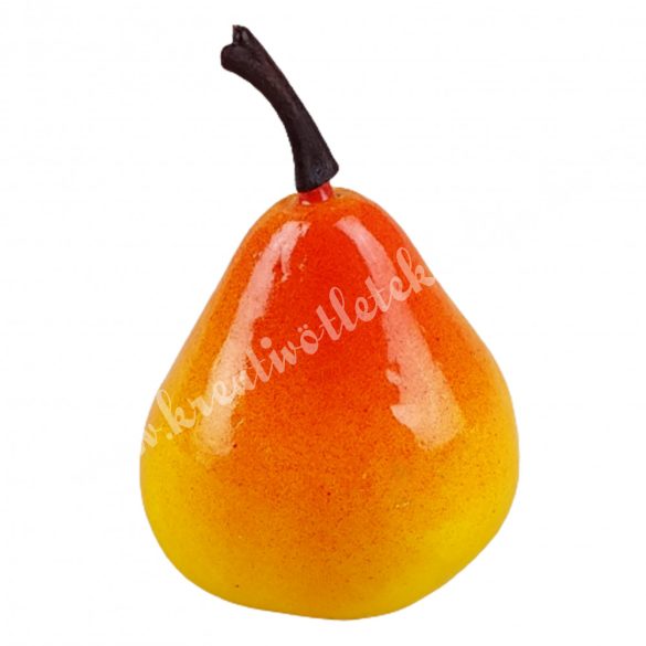Hungarocell körte, sárga-narancs, 4x6 cm