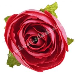 Dekor virágfej, rózsaszín, 3 cm