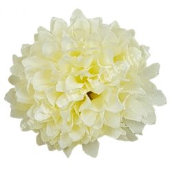 Dekor virágfej, törtfehér, 4,5 cm