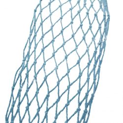 Halászháló szalag, azúrkék, kb. 95 cm
