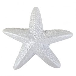Ragasztható tengeri csillag, gyöngyházfehér, 4x4 cm