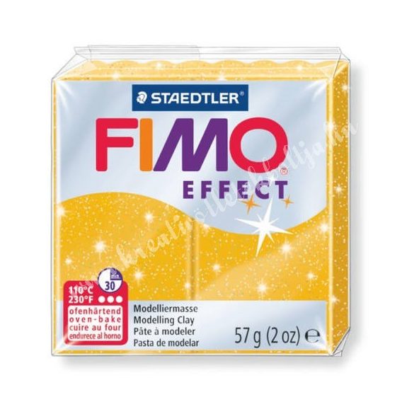 FIMO süthető gyurma, 57 g, Csillámos