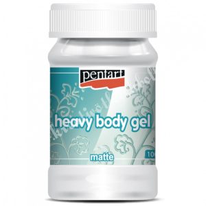 Pentart gélpaszta - heavy body gél - matt, 100 ml