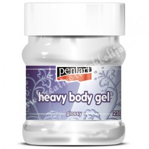 Pentart gélpaszta - heavy body gél - fényes, 230 ml