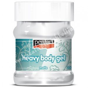 Pentart gélpaszta - heavy body gél - matt, 230 ml