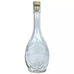 Üvegpalack, 250 ml + szintetikus T dugó