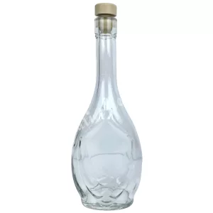 Üvegpalack, 500 ml + szintetikus T dugó
