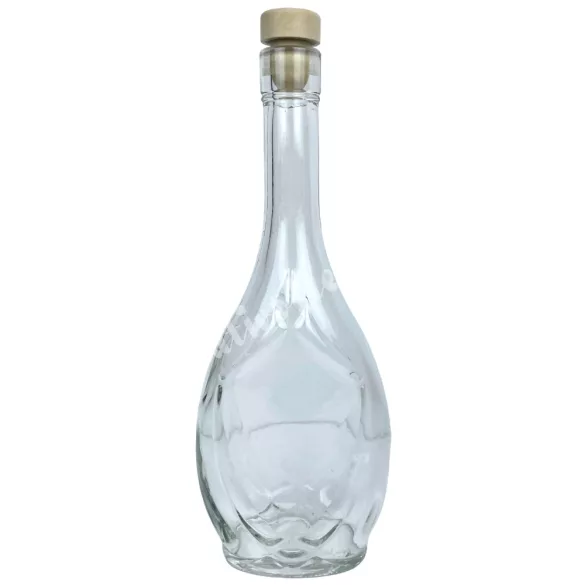 Üvegpalack, 500 ml + szintetikus T dugó