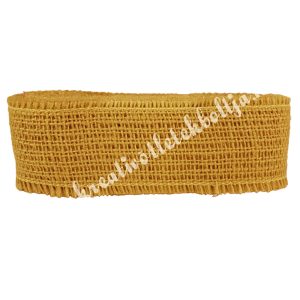 Juta szalag, világos barack, 5 cm