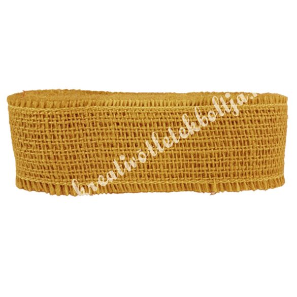 Juta szalag, világos barack, 5 cm