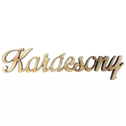 Karácsony fafelirat
