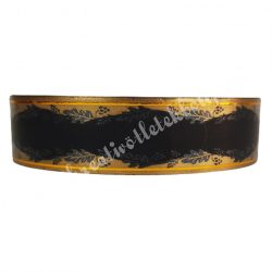 Kegyeleti szalag, fekete-arany, 3 cm, 10 m/tekerecs