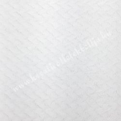 Wellsoft, halszálka mintás, fehér 20x100 cm