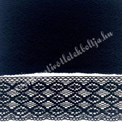 Csipke 42., fekete, 10 cm