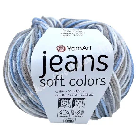 Jeans crazy fonal, soft (6212), 160 méter/tekercs