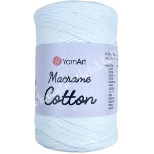 Makramé fonal, 2 mm, fehér (751), 225 méter/tekercs