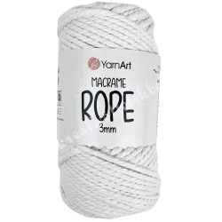Makramé fonal, 3 mm, ekrü (752), 63 méter/tekercs