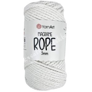 Makramé fonal, 3 mm, ekrü (752), 63 méter/tekercs