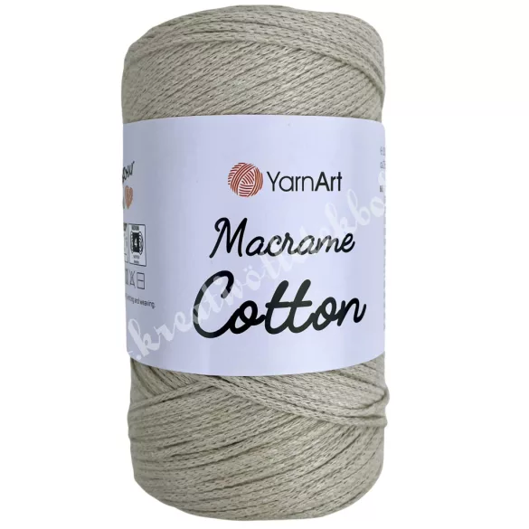 Makramé fonal, 2 mm, natúr (753), 225 méter/tekercs