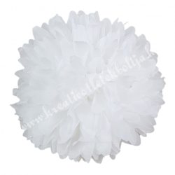 Krizantém fej, fehér, 11 cm