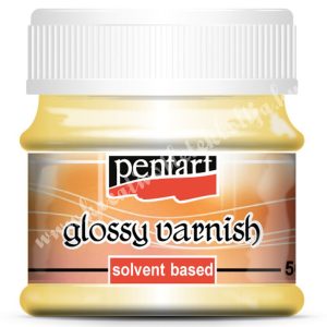 Pentart fényes lakk, oldószeres, 50 ml