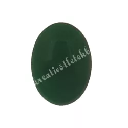Maláj jade cabochon, 1,8x2,5 cm