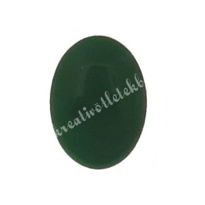 Maláj jade cabochon, 1,8x2,5 cm