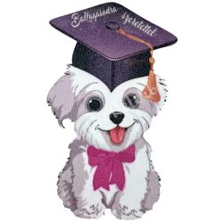 Mdf tábla, kutya, 6,5x11 cm