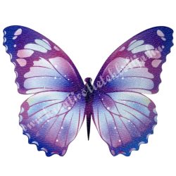 Mdf figura, pillangó, lila, 8x6,5 cm