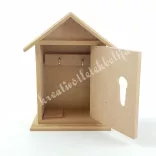 MDF házikó, kulcstartó