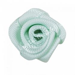 Mini szaténrózsa, menta, 1,7 cm
